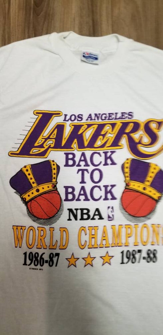 Original 80s 90s Medium LA Lakers Shirt LA Lakers Tee Los 