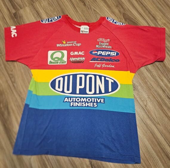 1998 XL jeff gordon shirt,XL nascar shirt,90s nascar shirt,90s jeff gordon shirt,dupont racing shirt,vintage jeff gordon shirt