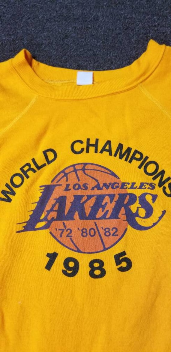 1985 large LA Lakers sweatshirt LA lakers crewnec… - image 3