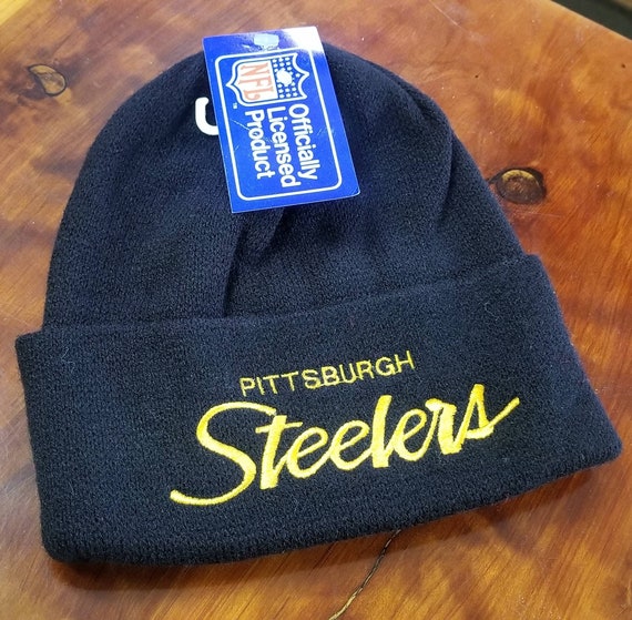 VTG 90s Pittsburgh Steelers Penguins Mac Miller RARE KIDS Snapback Wool Hat  Cap
