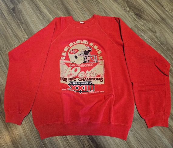 1989 49ers superbowl 23 sweatshirt,80s 49ers swea… - image 1
