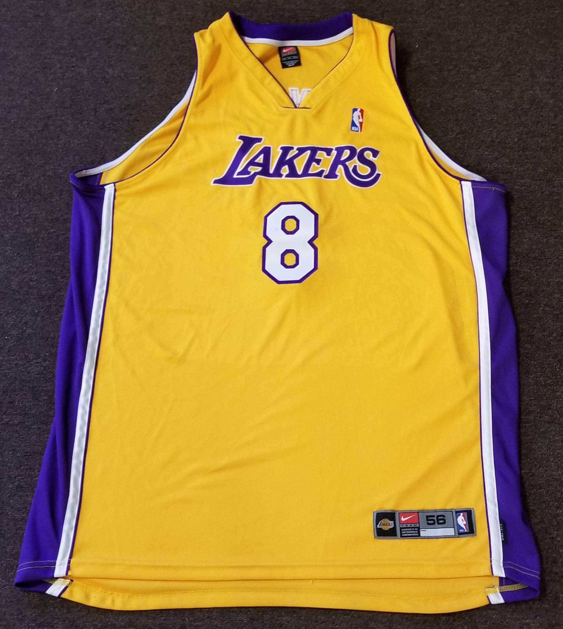 Kobe Bryant Los Angeles Lakers Toddler Jersey size 4T Nike Yellow Toddler RARE