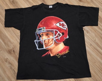 1994 Vintage large Kansas city chiefs shirt,90s Kansas city chiefs shirt,90s chiefs shirt,vintage chiefs shirt,90s joe Montana shirt,XL chie