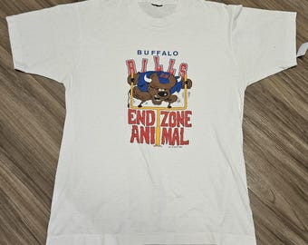 Vintage Buffalo Bills T Shirt Tee Reebok Size XXL 2XL NFL Football