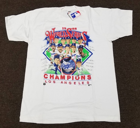 NEW Orignal Men's LARGE 1988 Dodgers World Series -  Israel