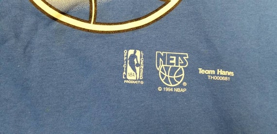 New original 1994 new jersey nets shirt, 90s nets… - image 3