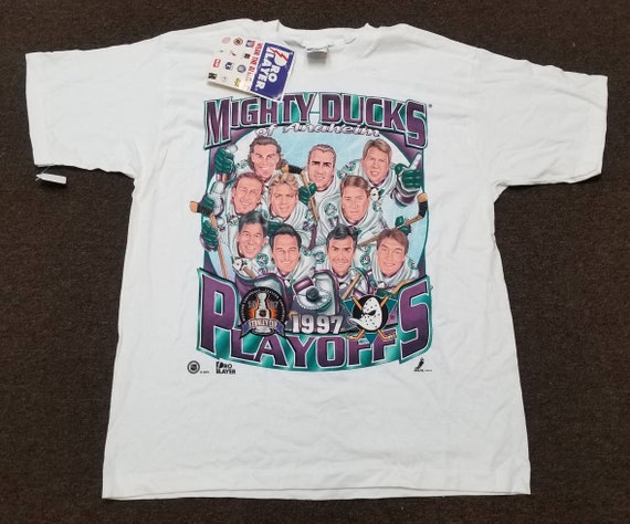 1997-99 ANAHEIM DUCKS NIKE JERSEY (ALTERNATE) XL