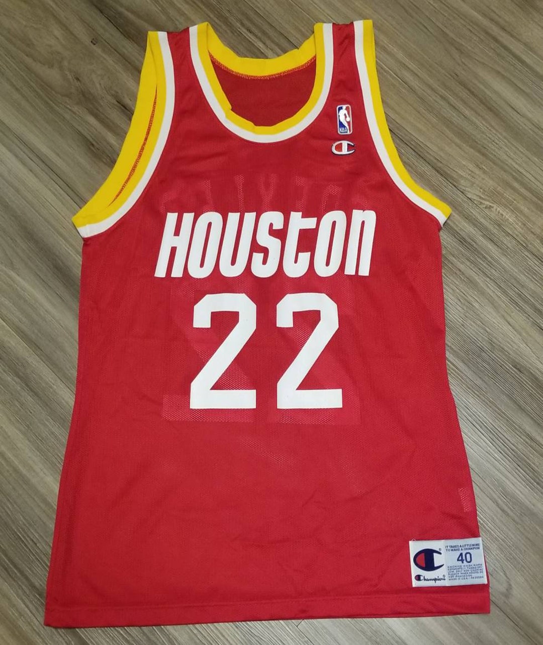 Champion Rockets DREXLER 22 ユニフォーム VINTAGE CHAMPION NBA HOUSTON ROCKETS DREXLER #22 JERSEY 1994
