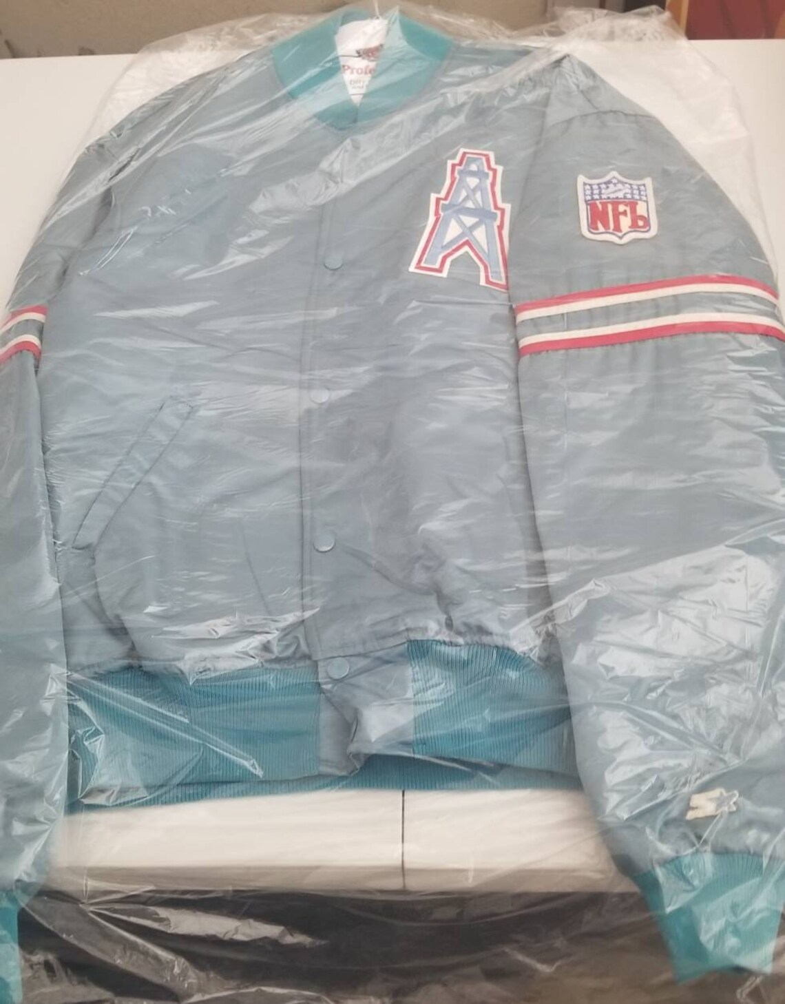 Used XL Houston Oilers Starter Jacket Vintage 80S 90s Vintage Etsy