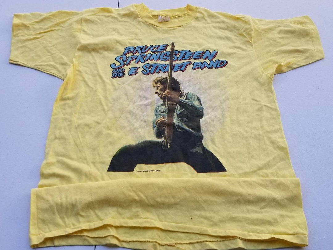 Maglietta Bruce Springsteen & E Street Band First Venduto Da Mark Frudd - Foto 3