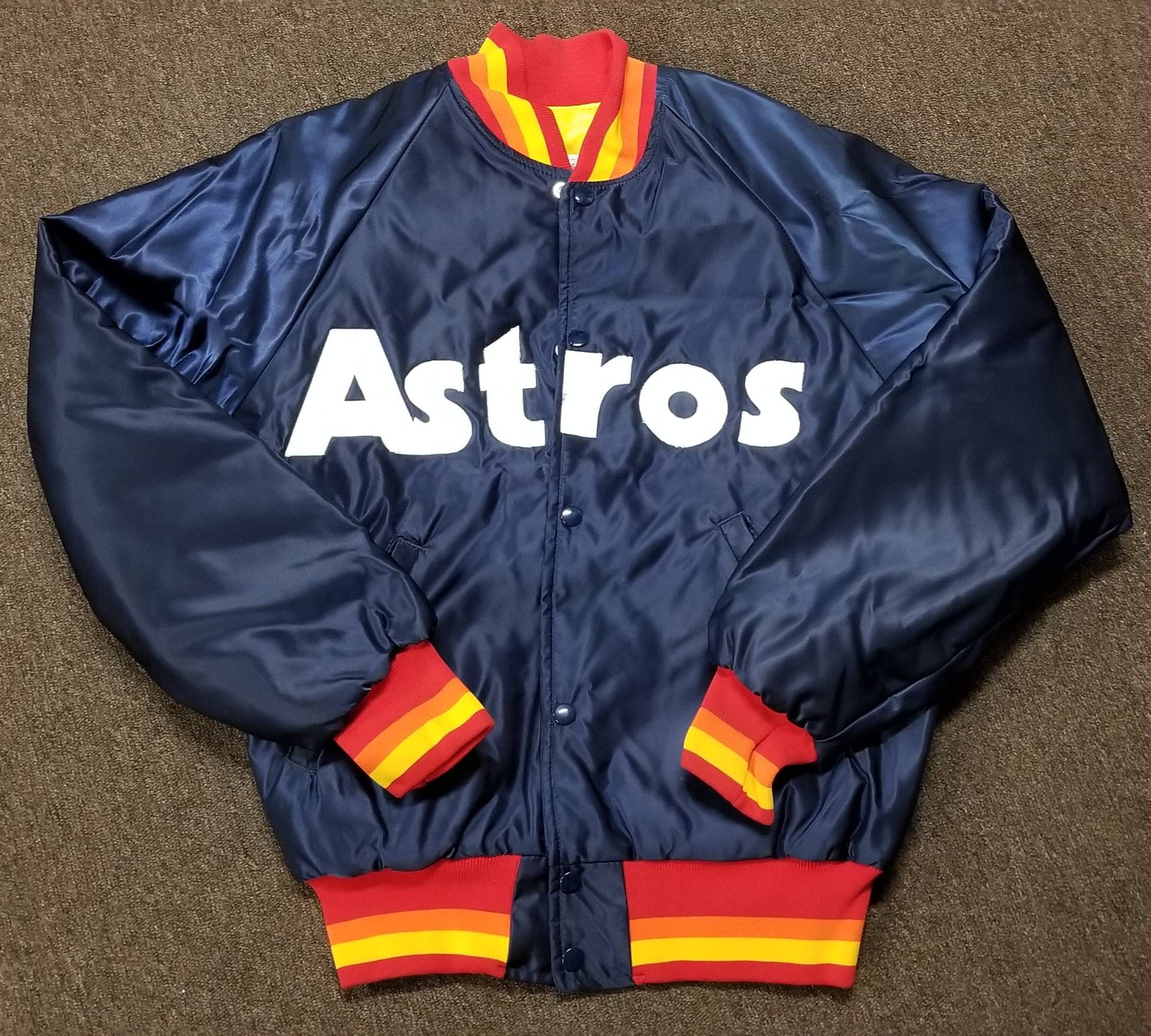New Size LARGE 80s 90s Houston Astros Starter Jacket Houston 