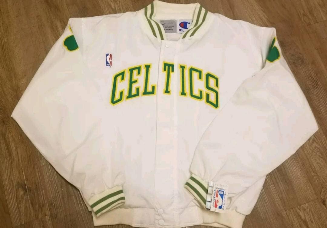 80s celtics warm up jacket