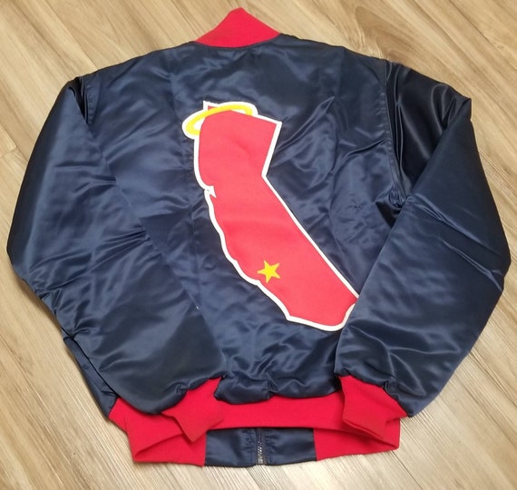 Vintage 80s California Angels Satin Jacket Starter Los Angeles Anaheim