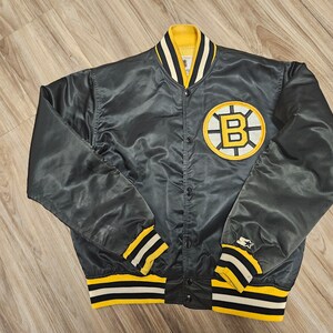 Boston bruins vintage starter jacket 2025