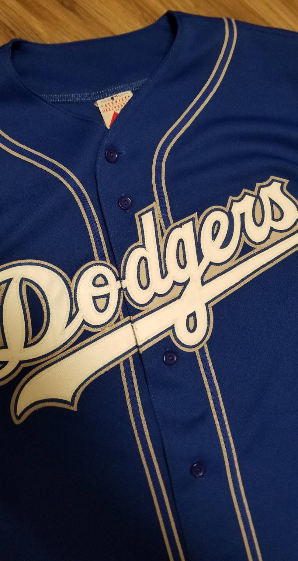 1999-2000 XL Dodgers Jersey,vintage Dodgers Jersey,90s LA Dodgers