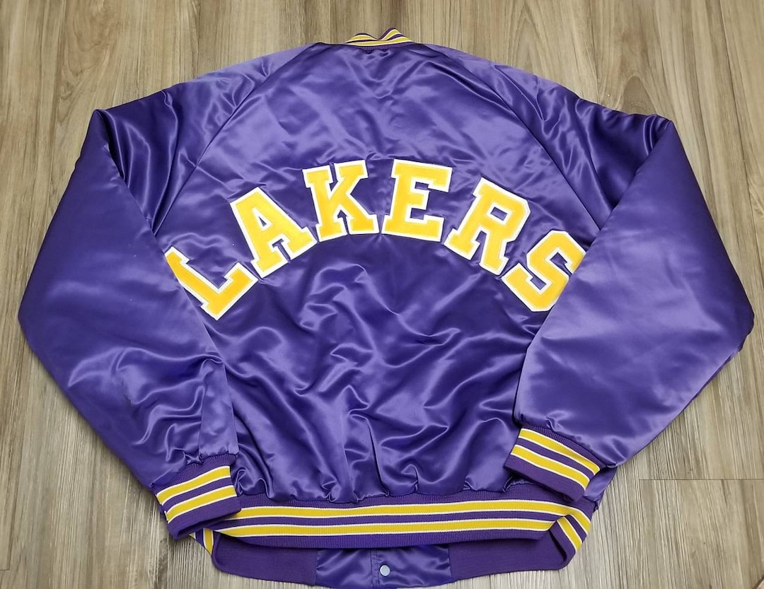 Los Angeles Lakers Jacket,la Lakers Satin Jaket,large Lakers