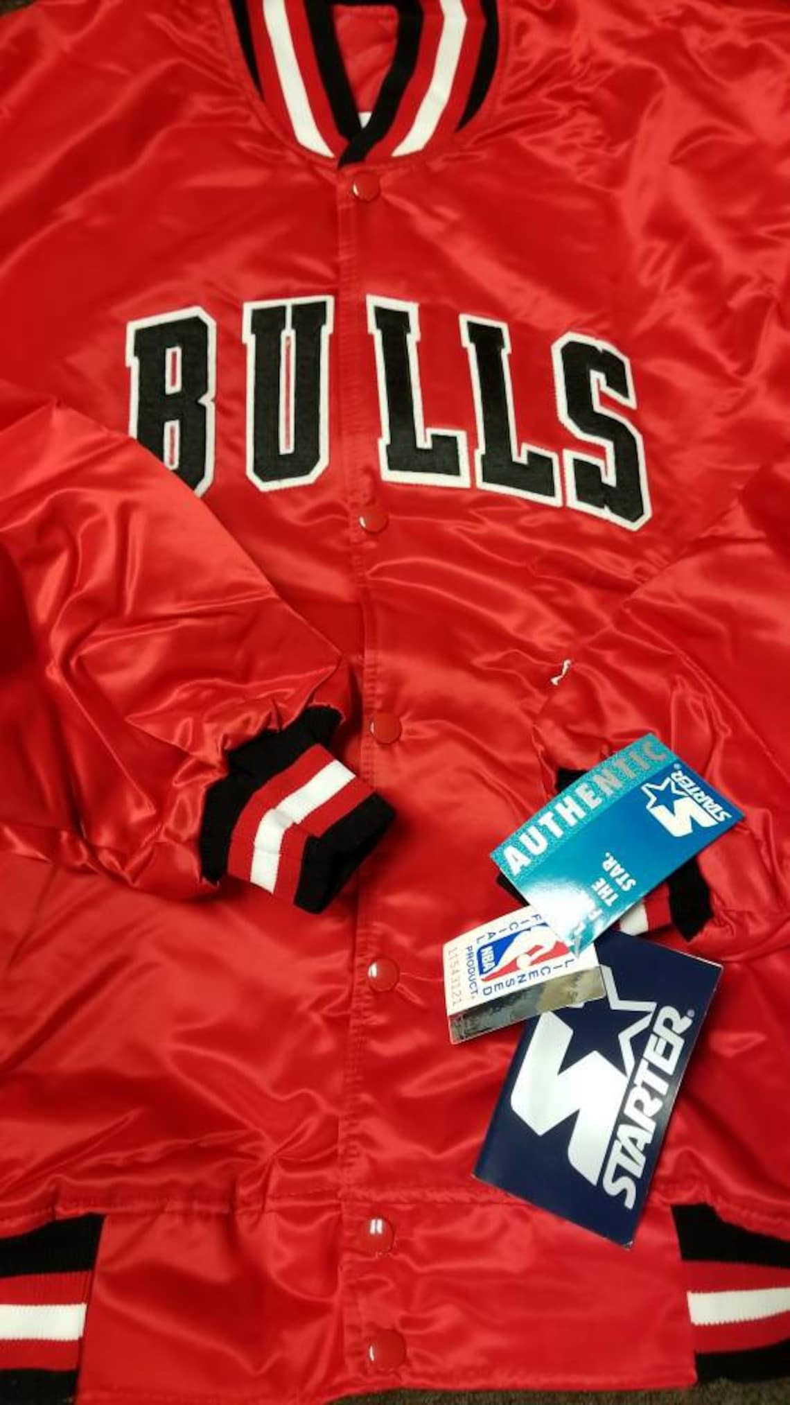 New Vintage 90s Chicago Bulls Starter Jacket Size 2XL New With - Etsy