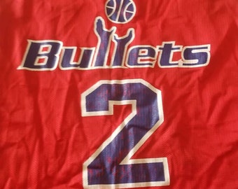 Original 1994-96 Chris Webber Jersey Bullets Champion Jersey Size
