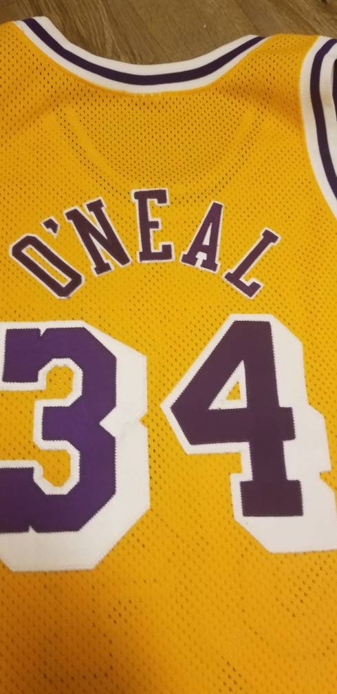 Authentic Shaquille O’Neal 40 M Nike Los Angeles Lakers Jersey Shaq