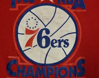 Mitchell and Ness Philadelphia 76ers the 1983 NBA Finals Champions retro  shirt - Limotees