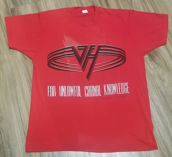 90s Van Halen ツアー ロンT XL ファイヤーパターン 1991 Van Halen Tour Shirt,90s Van Halen Shirt,90s Van Halen,van