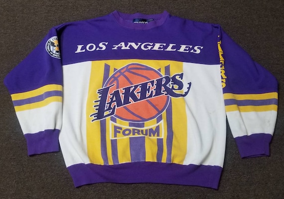 27x26,80s 90s LA Lakers sweatshirt LA lakers crew… - image 1