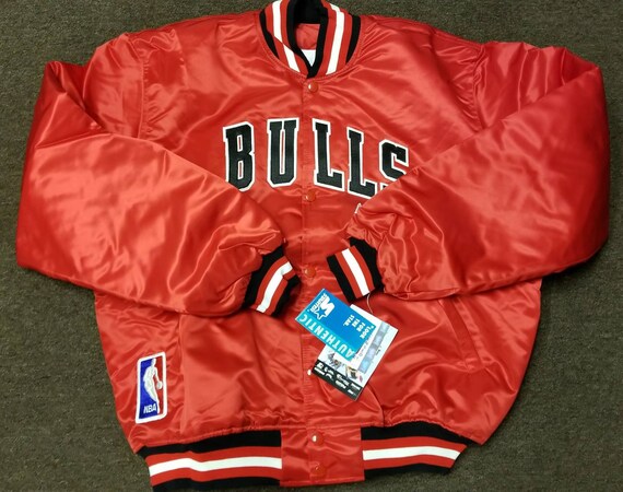 vintage bulls starter jacket