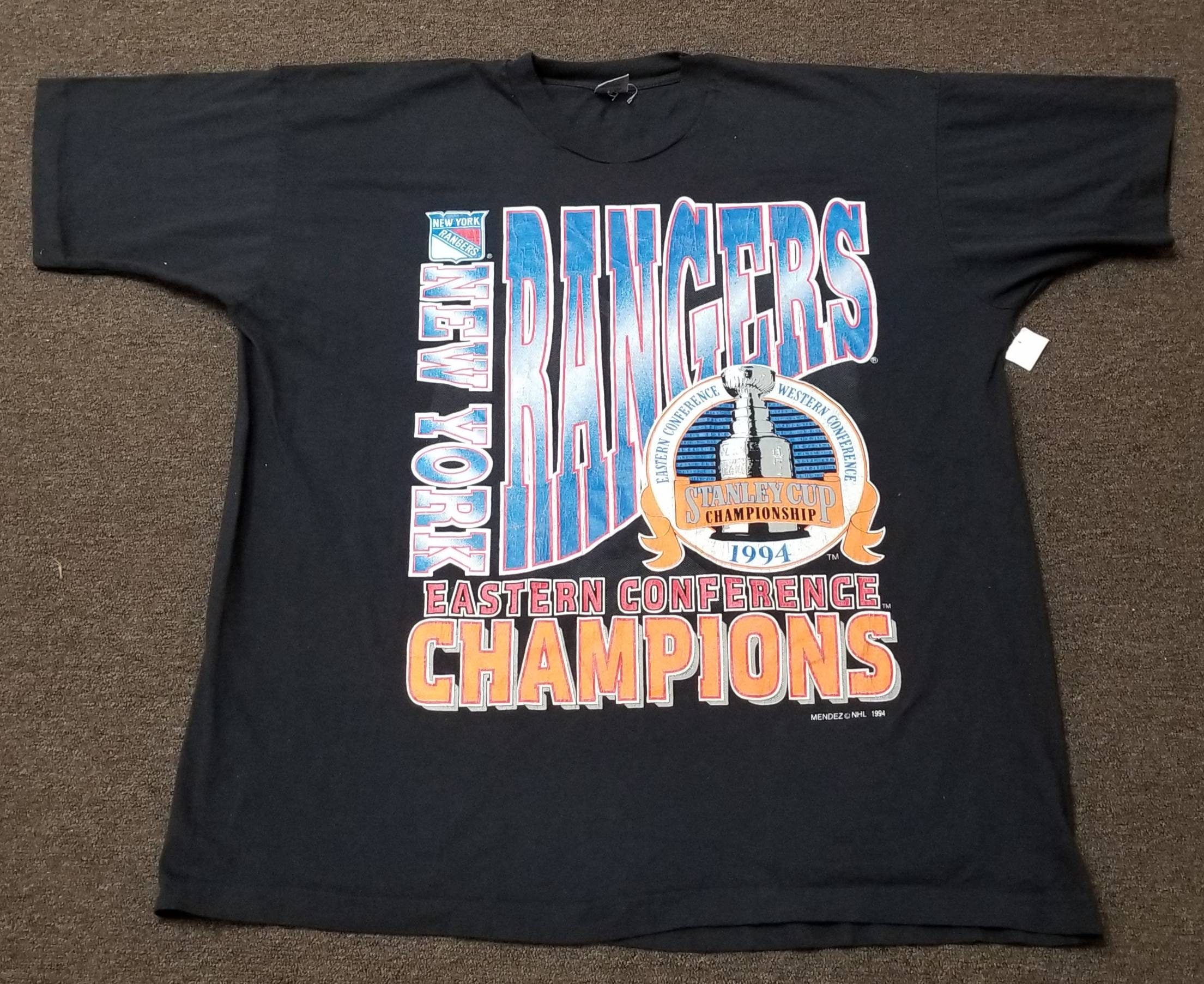 Vintage NHL New York Rangers Tee Shirt 1996 Size Large