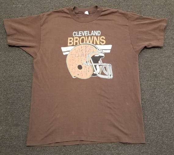 80s Cleveland browns shirt,Cleveland browns trench shirt,medium cleveland browns shirt,vintage Cleveland browns shirt,