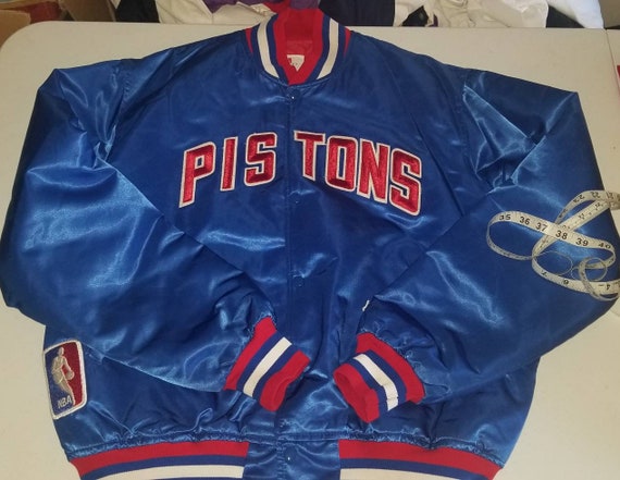 detroit pistons starter jacket