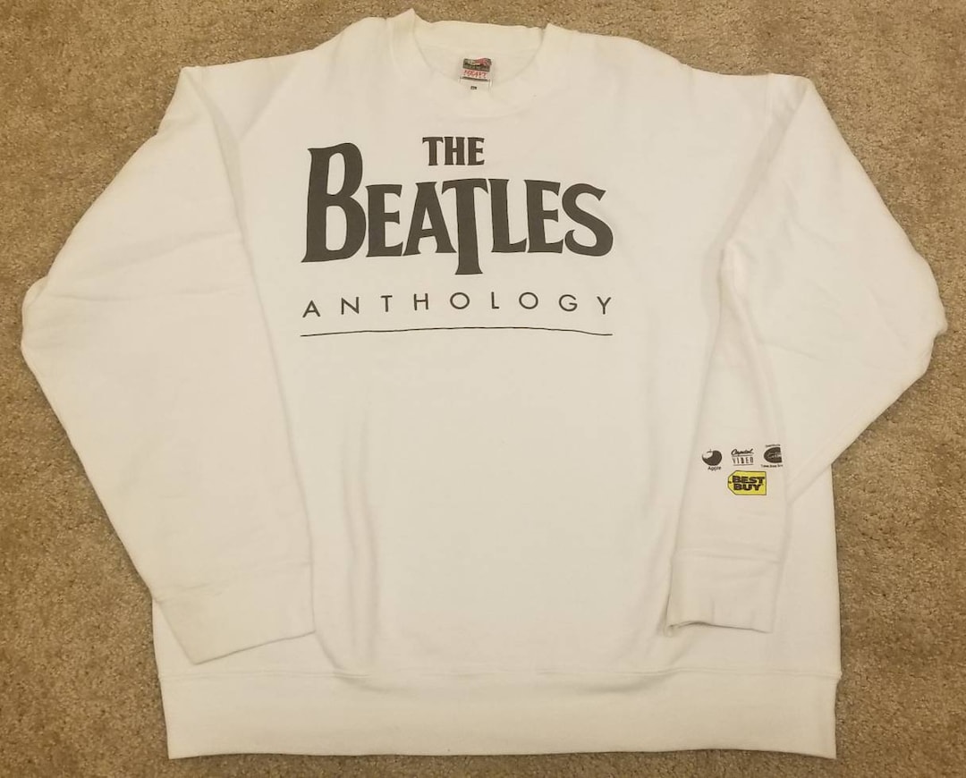 XL 1995 vintage Beatles Anthology sweatshirt the Beatles - Etsy 日本