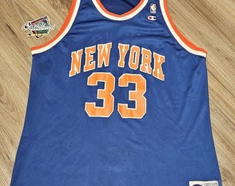 Vintage 90's New York Knicks Starter Patrick Ewing Authentic