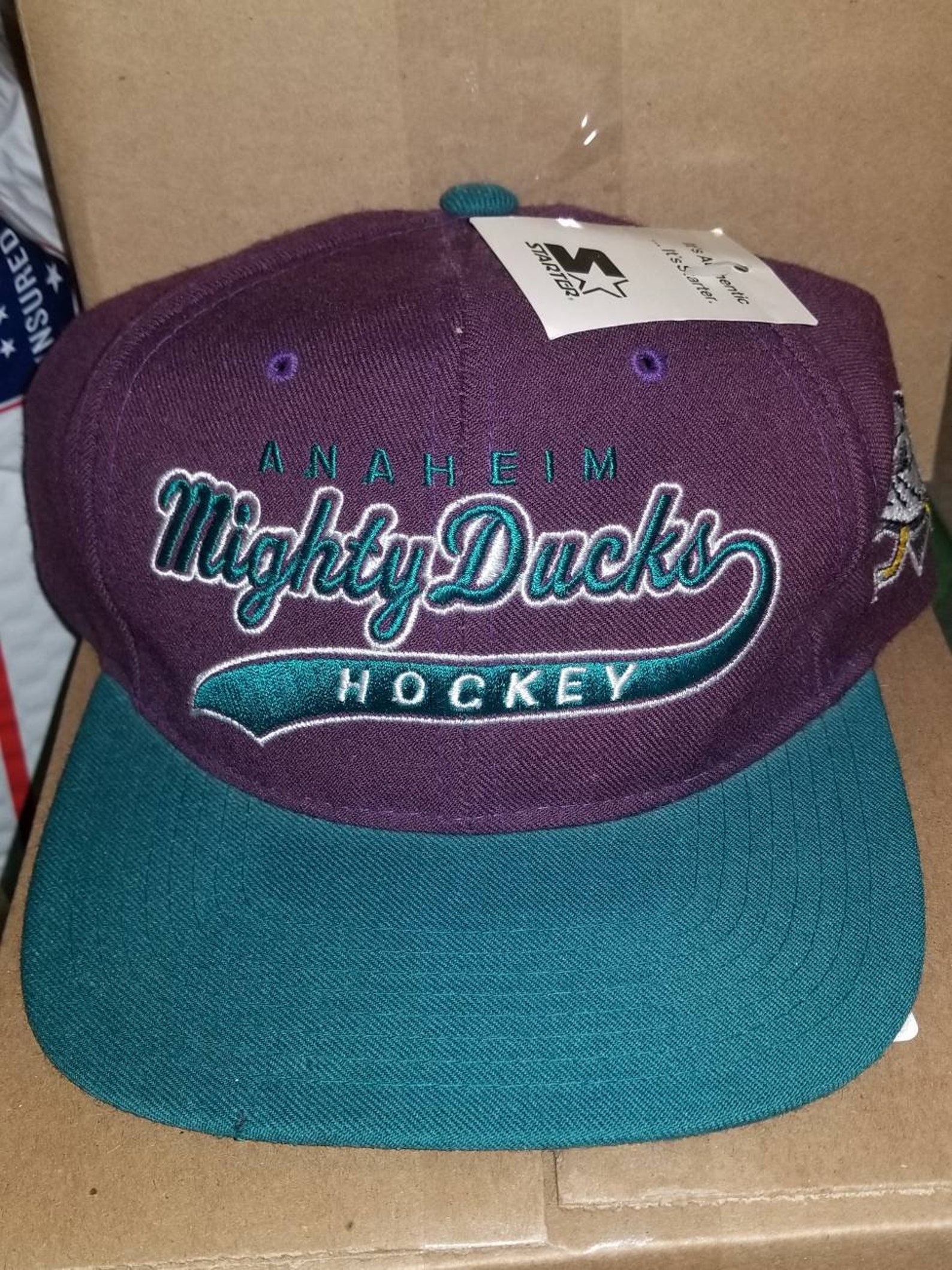 mighty ducks starter cap