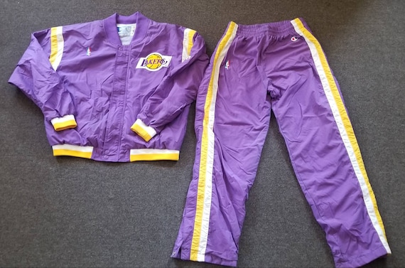lakers championship warm up jacket