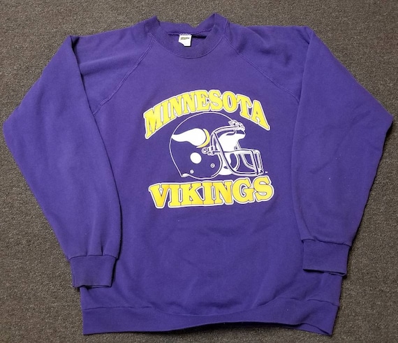 80s Minnesota Vikings sweatshirt,vintage Vikings … - image 1