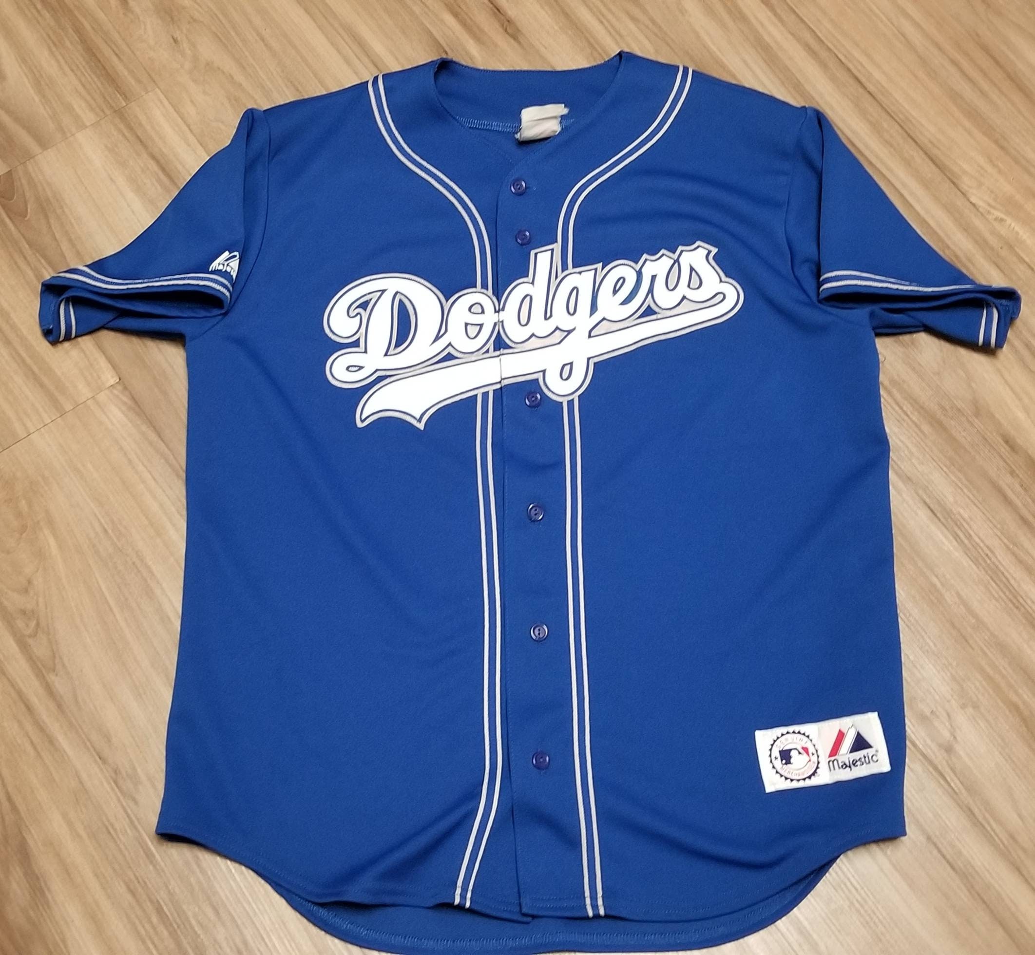 Vintage Dodgers Baseball Shirt Jersey Youth Tee Top USA