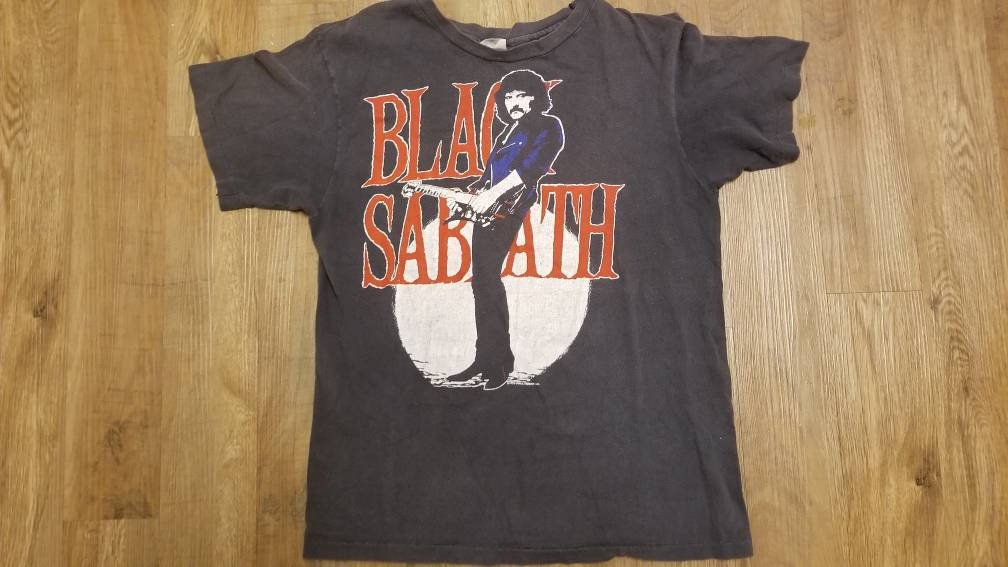 1986 Black Sabbath Tour Shirt80s Hanes Shirtconcert - Etsy