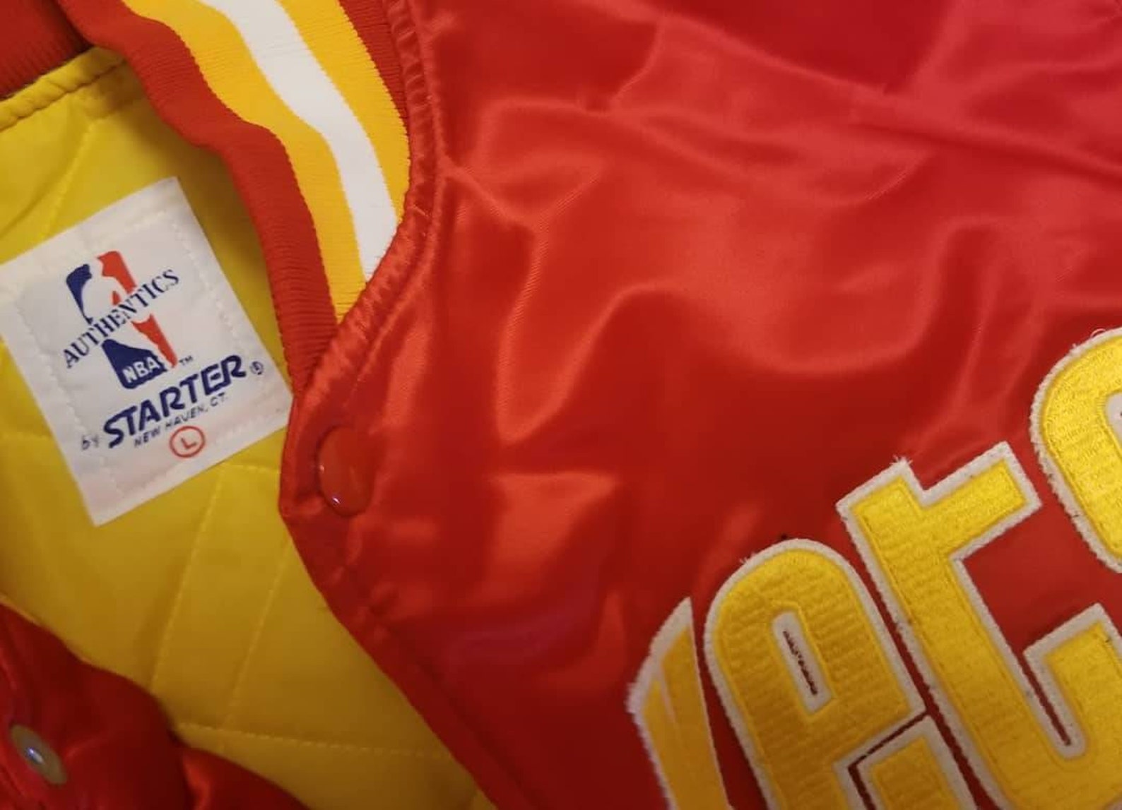 New Original Houston Rockets Starter Jacket LARGE Vintage 90s - Etsy