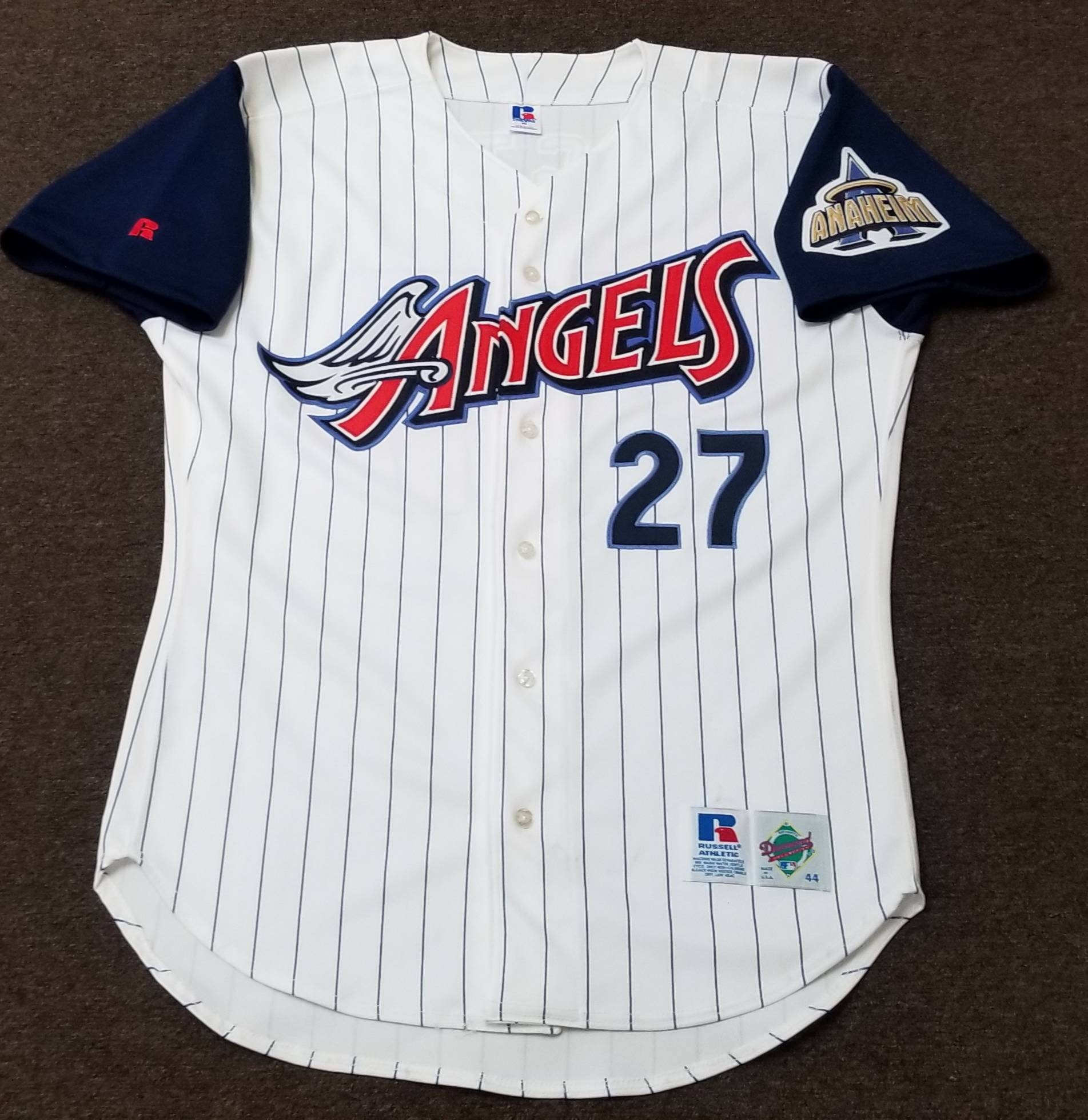 Mike Trout Team Issued 70's Throwback Jersey