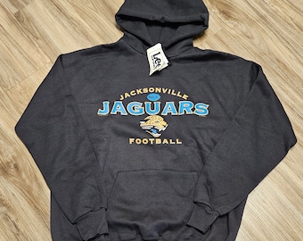 New 2000 LARGE Jacksonville Jaguars hoodie ,Jacksonville Jaguars sweatshirt,2000s Jacksonville Jaguars sweater,Jacksonville Jaguars jacket