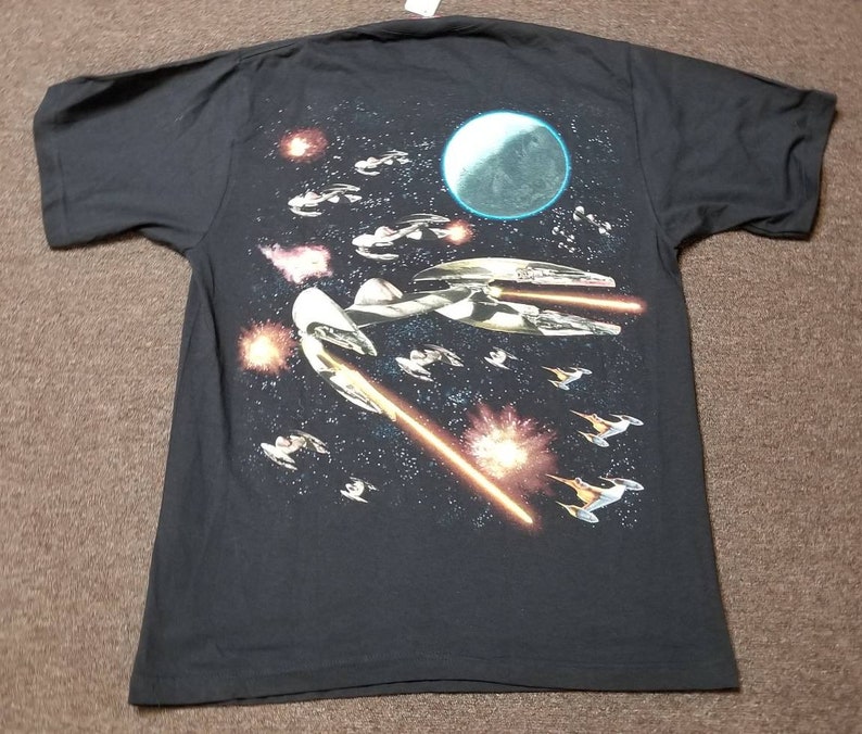 New Large 1999 star wars shirt, star wars episode 1 shirt,90s star wars shirt,star wars prequel shirt image 2