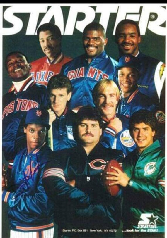 New Original 90s Large New York Giants Starter Jacket, New York