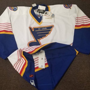 90's Brett Hull St. Louis Blues Starter NHL Jersey Size Large – Rare VNTG