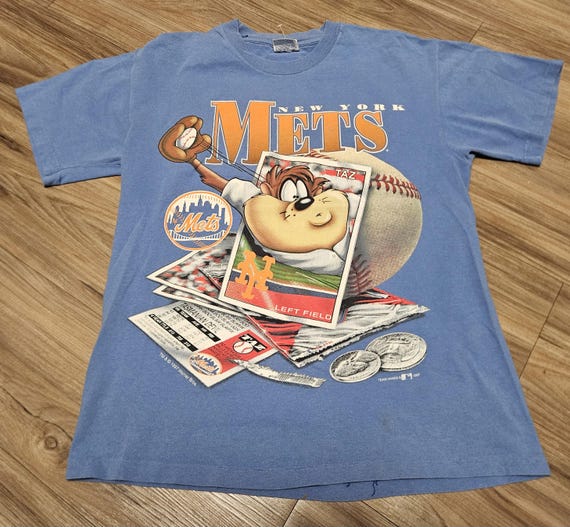 1997 New York mets shirt,90s mets shirt, 90s new york mets shirt,medium mets shirt,new york mets taz shirt,90s taz shirt