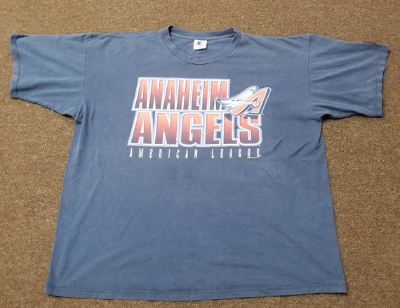  Los Angeles Angels of Anaheim (Youth Large) 100% Cotton  Crewneck MLB Officially Licensed Majestic Major League Baseball Replica  T-Shirt Jersey Red : Sports & Outdoors