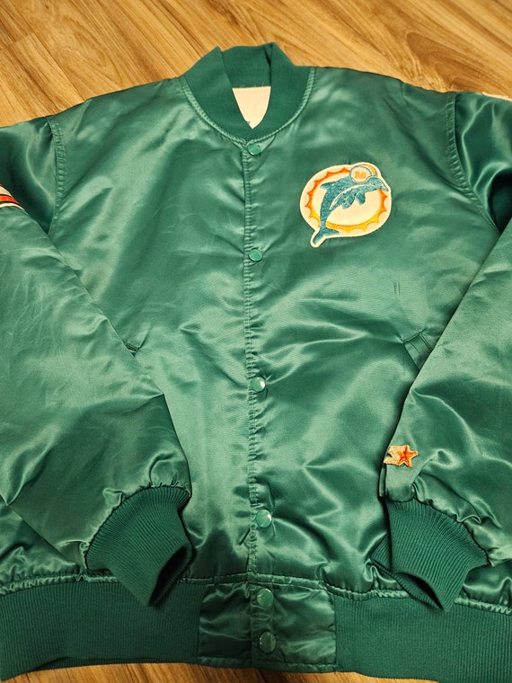 90s Miami Dolphins starter jacket,dolphins jacket,vintage dolphins jacket,90s dolphins jacket,Large dolphins jacket View 3