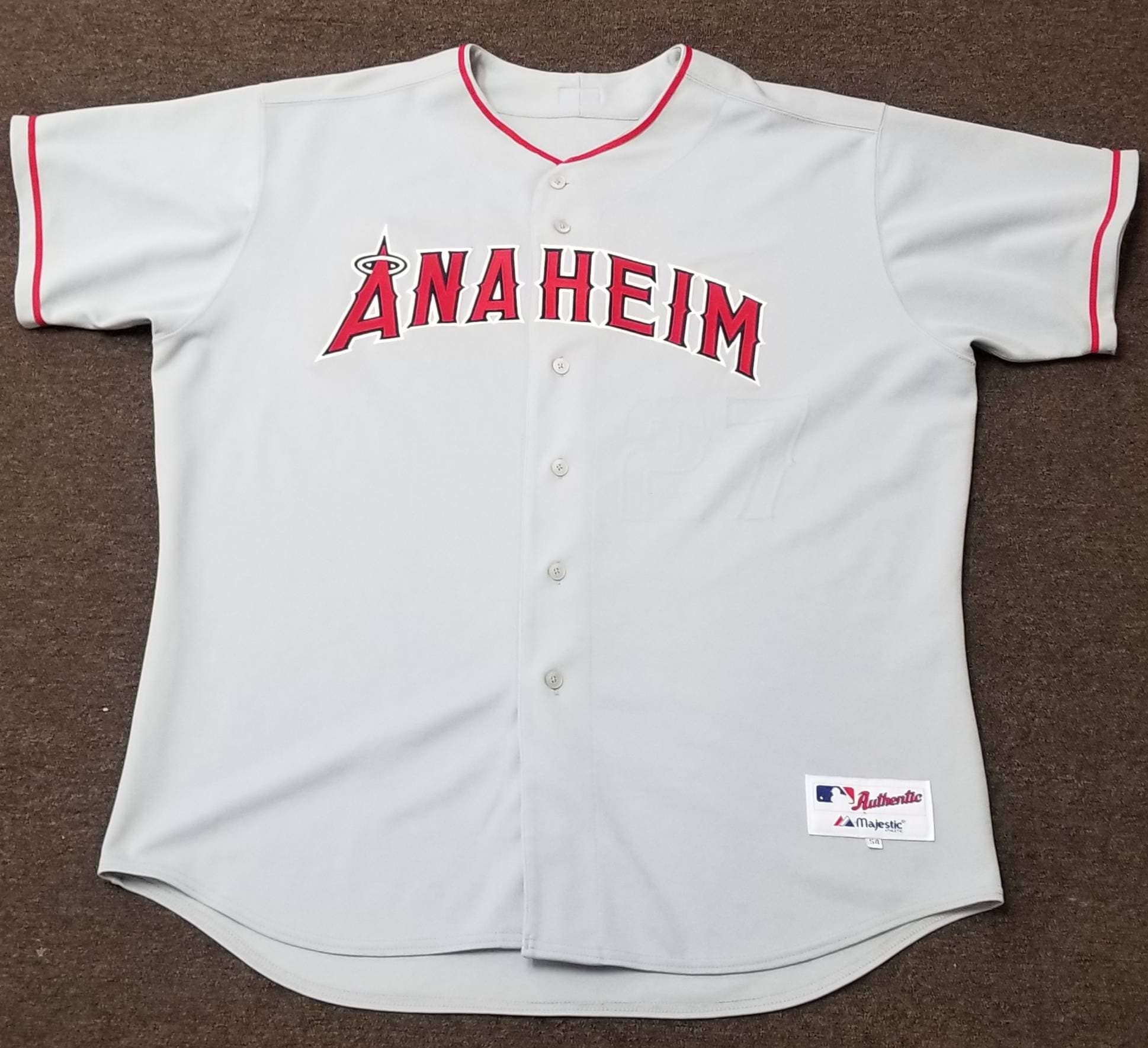 Men's California Angels Majestic White 1975 Turn Back the Clock Authentic  Team Jersey