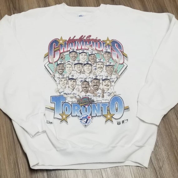 Vintage Red 1992 Blue Jays World Series Championship Crewneck