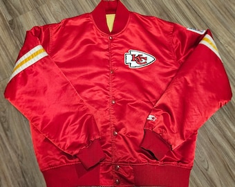 90s large Kansas city chiefs starter jacket, Kansas city chiefs jacket,vintage chiefs jacket,90s chiefs jacket,large chiefs jacket