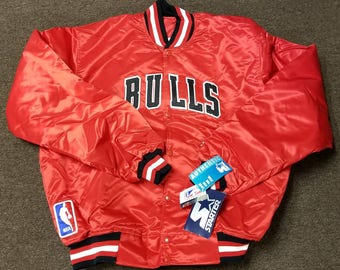 New vintage 90s Chicago bulls starter jacket size 2XL new with original tags, Chicago bulls jacket